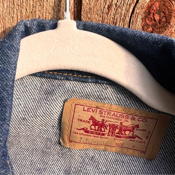 NWT Vintage Levi's Trucker 593 Jean Jacket size M - Picture 3 of 8